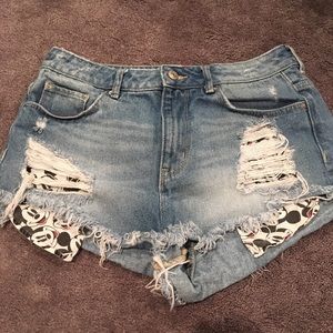 H&M Divided Mickey Mouse Shorts